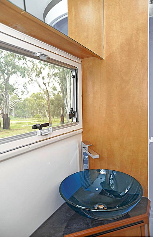 Wirraway 260 SL Motorhome Showing the slideout room