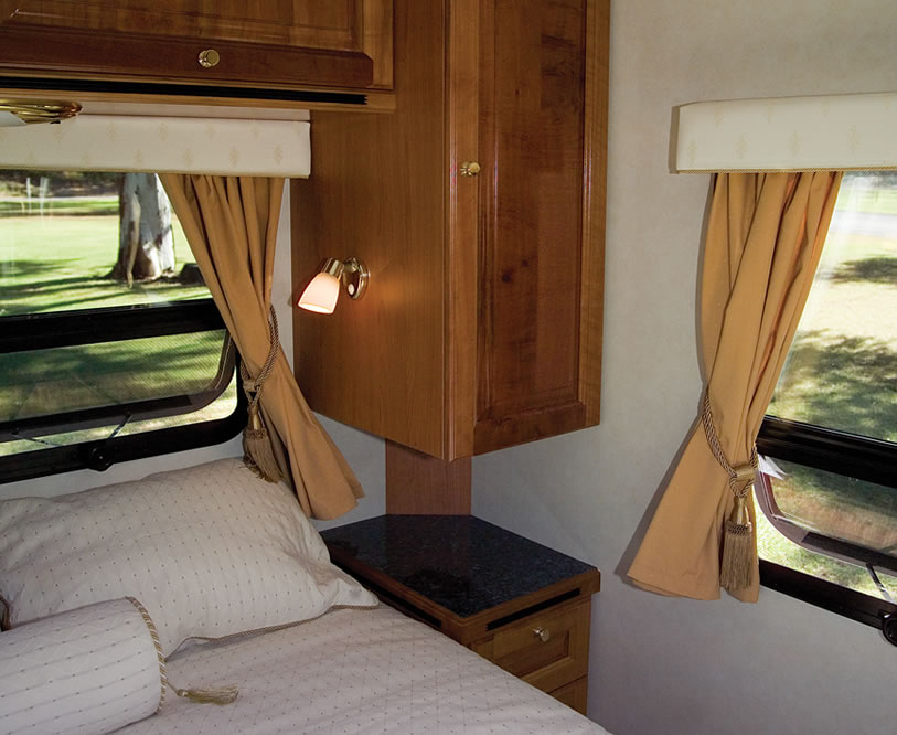 Wirraway 260 SL Motorhome Showing the slideout room