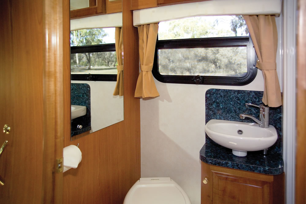 Wirraway 260 SL Motorhome Showing the slideout room