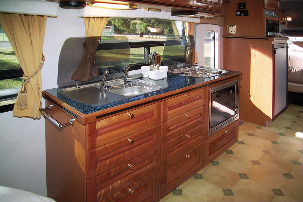 Wirraway 260 SL Motorhome Showing the slideout room