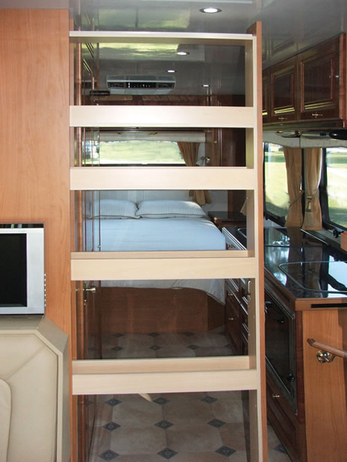 Wirraway 260 SL Motorhome Showing the slideout room