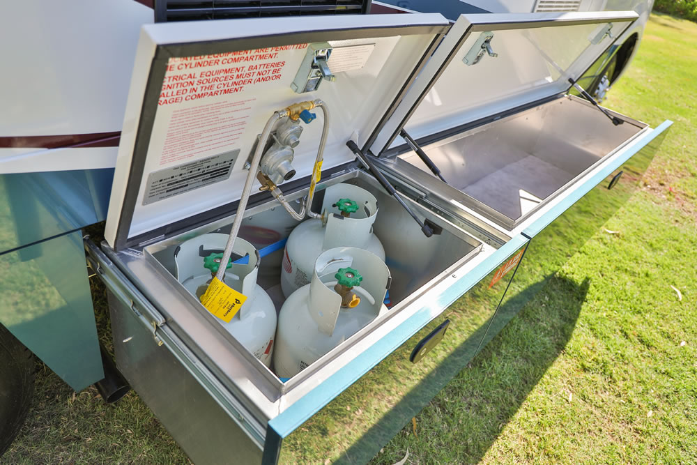 Wirraway 260 SL Motorhome Showing the slideout room