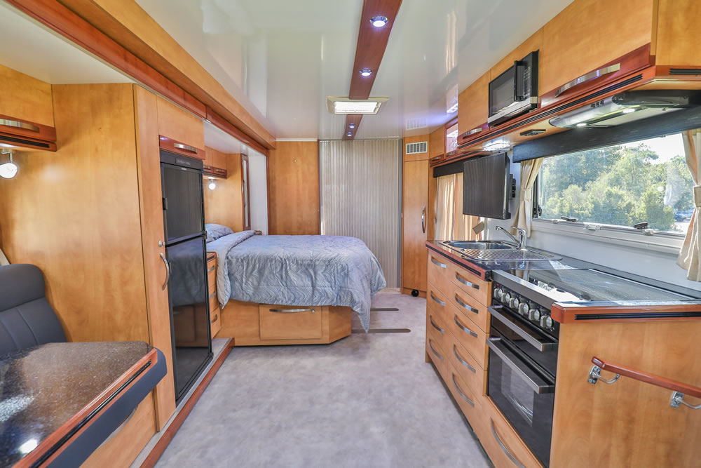 Wirraway 260 SL Motorhome Showing the slideout room