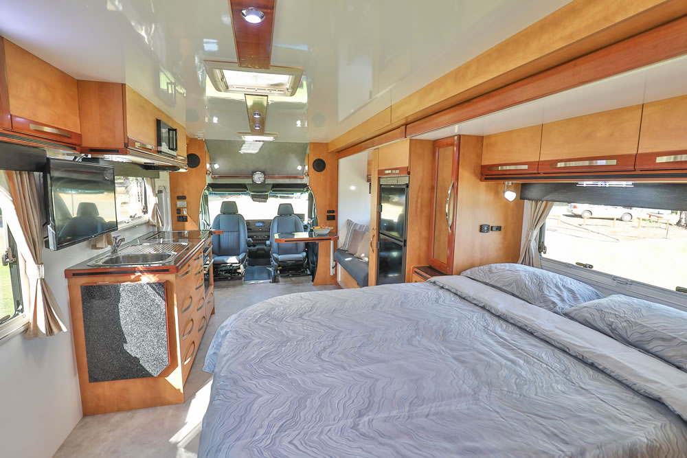 Wirraway 260 SL Motorhome Showing the slideout room