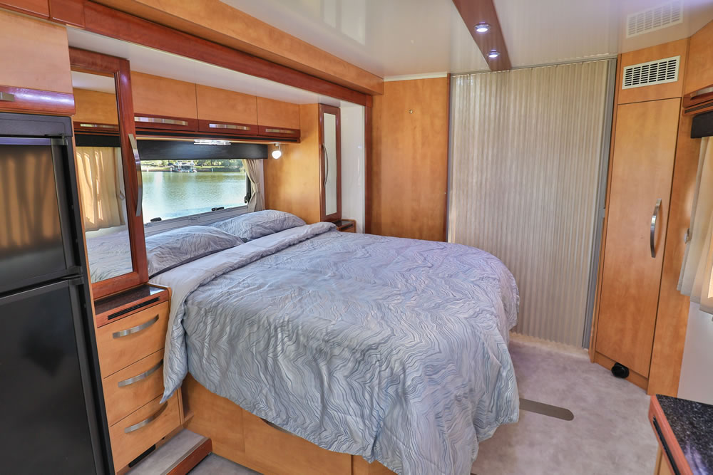 Wirraway 260 SL Motorhome Showing the slideout room