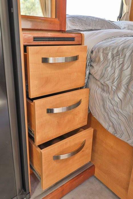 Wirraway 260 SL Motorhome Showing the slideout room