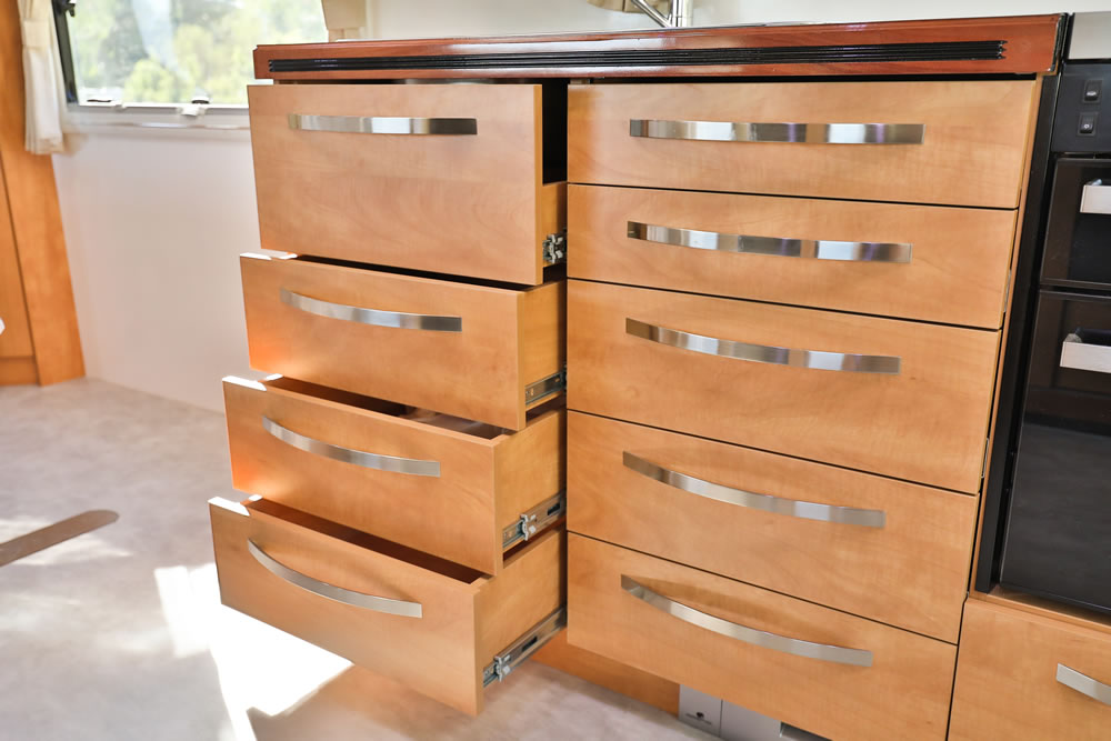 Wirraway 260 SL Motorhome Showing the slideout room