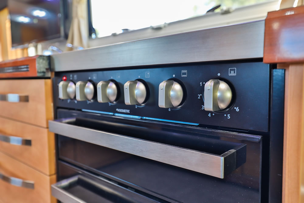 Wirraway 260 SL Motorhome Showing the slideout room