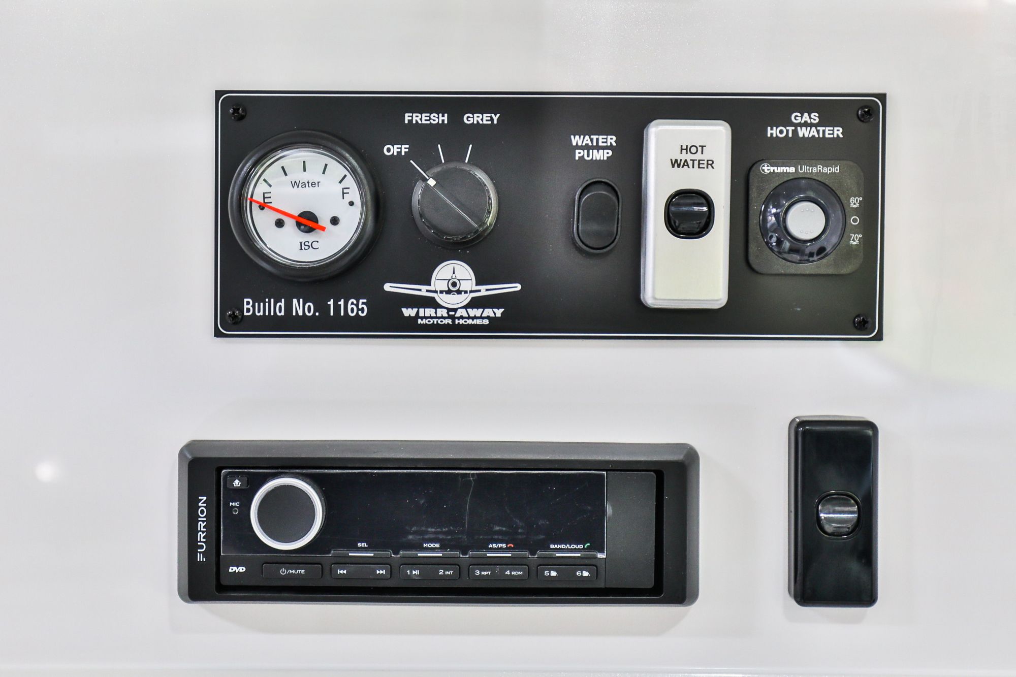 Water, battery and radio controls